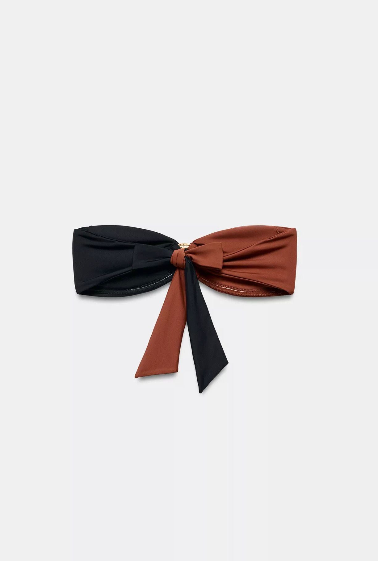 ZARA METAL DETAYLI KOMBİNE BANDEAU BİKİNİ ÜSTÜ ve METAL DETAYLI BİKİNİ ALTI