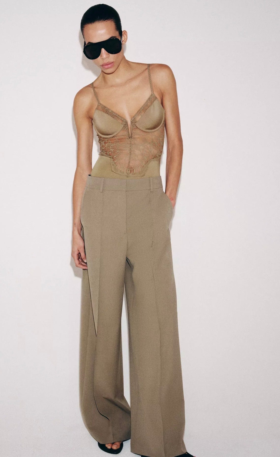 ZARA Poliamid Dantel Body