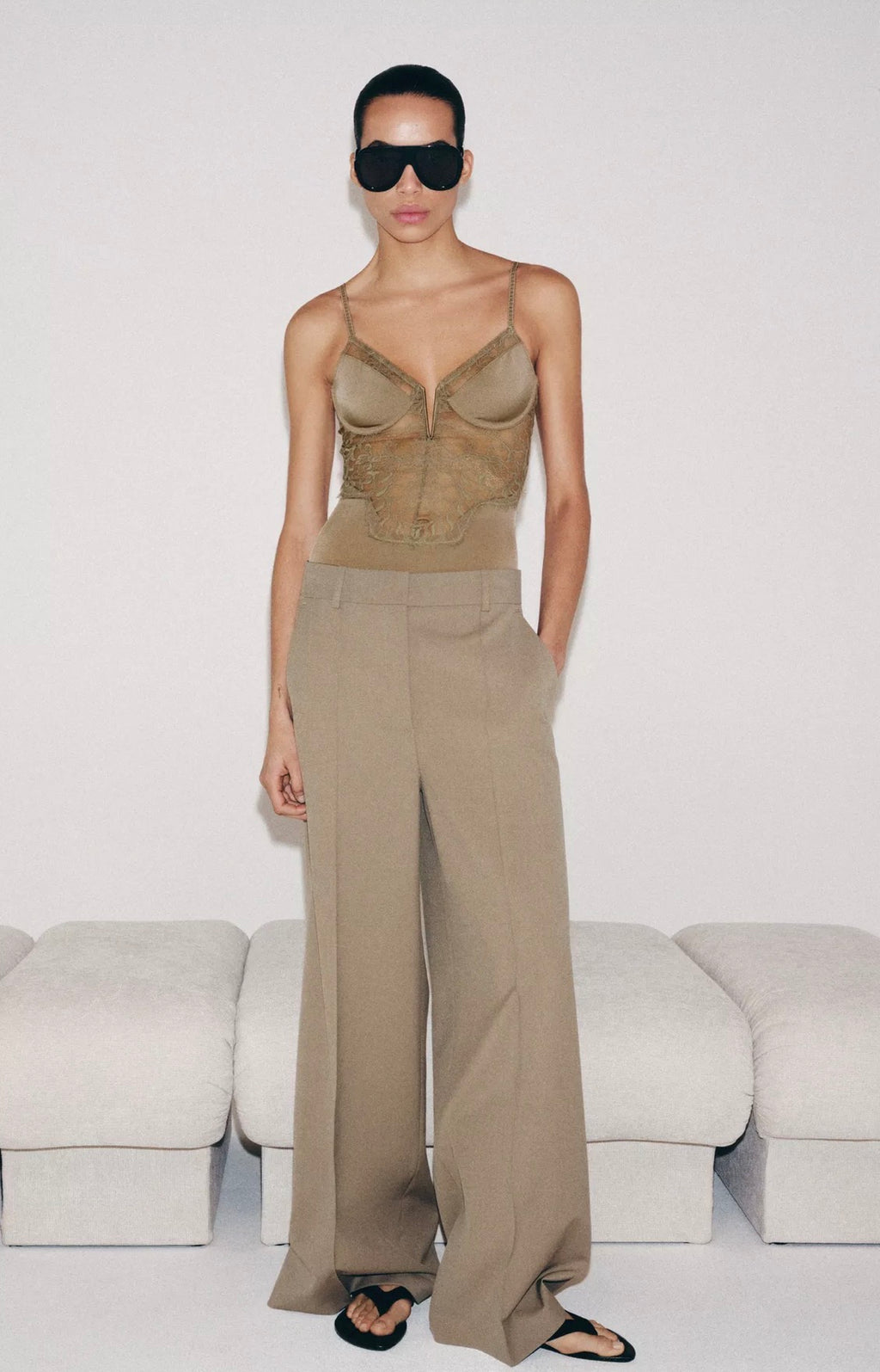 ZARA Poliamid Dantel Body
